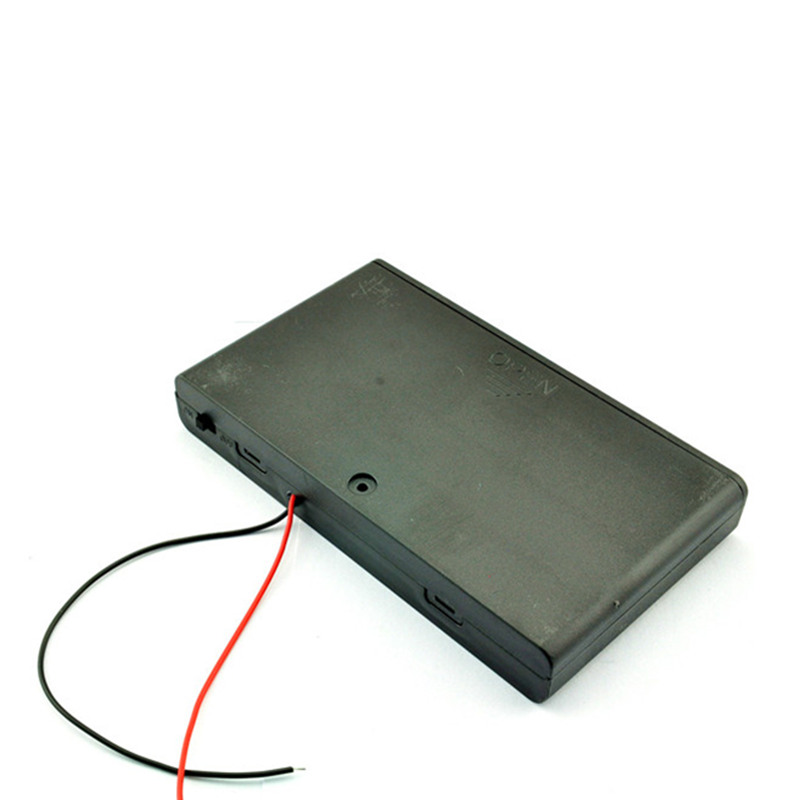 Batteriehalter für 8x AA Batterien 12V mit An/Aus-Schalter