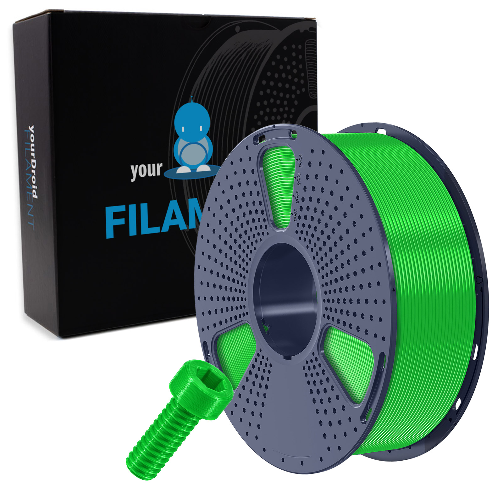 yourDroid TPU 90A Filament Grün 1.75mm 1kg