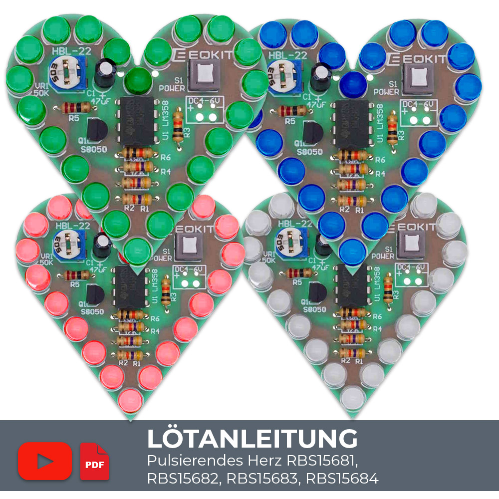 Lötanleitung Pulsierendes Herz