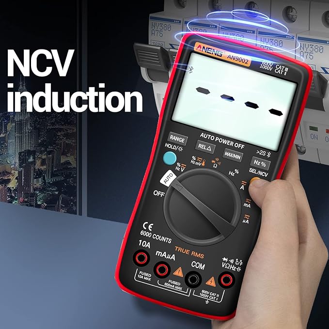 ANENG AN9002 Digitalmultimeter Bluetooth TRMS 6000 Counts