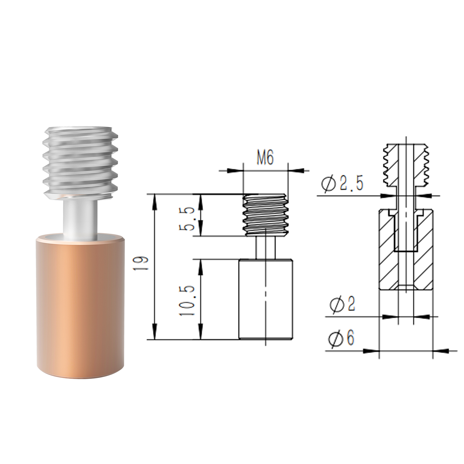 Ender-3 S1 Hotend Hightemp 300°C Upgraded