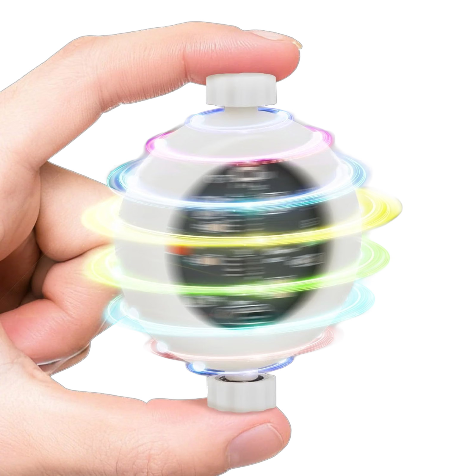 Bausatz LED Fingerkreisel mit RGB Beleuchtung