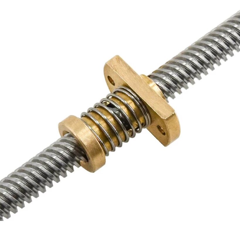 T8x8 Anti Backlash gefederte Messingmutter für CR-10 Ender-3