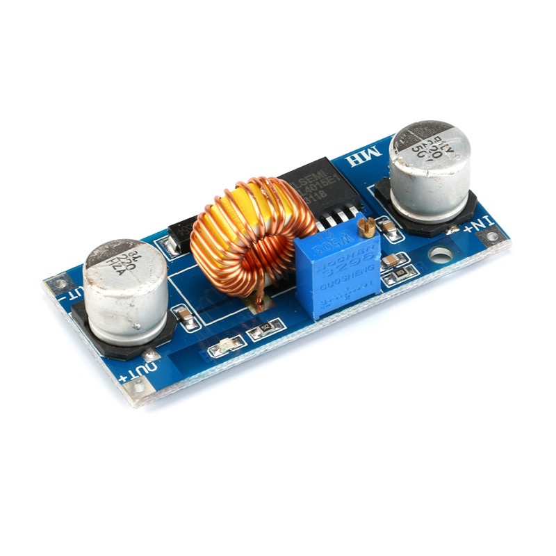 Spannungswandler XL4015 DC-DC Step-Down Modul mit Kühlkörper