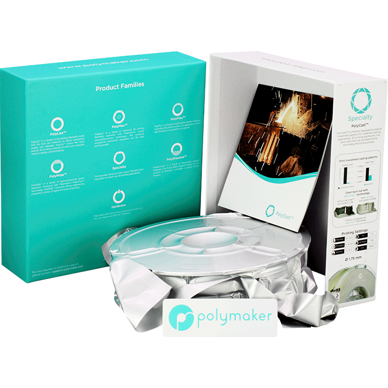 Polymaker PolyCast Filament Natur 1.75mm 750g
