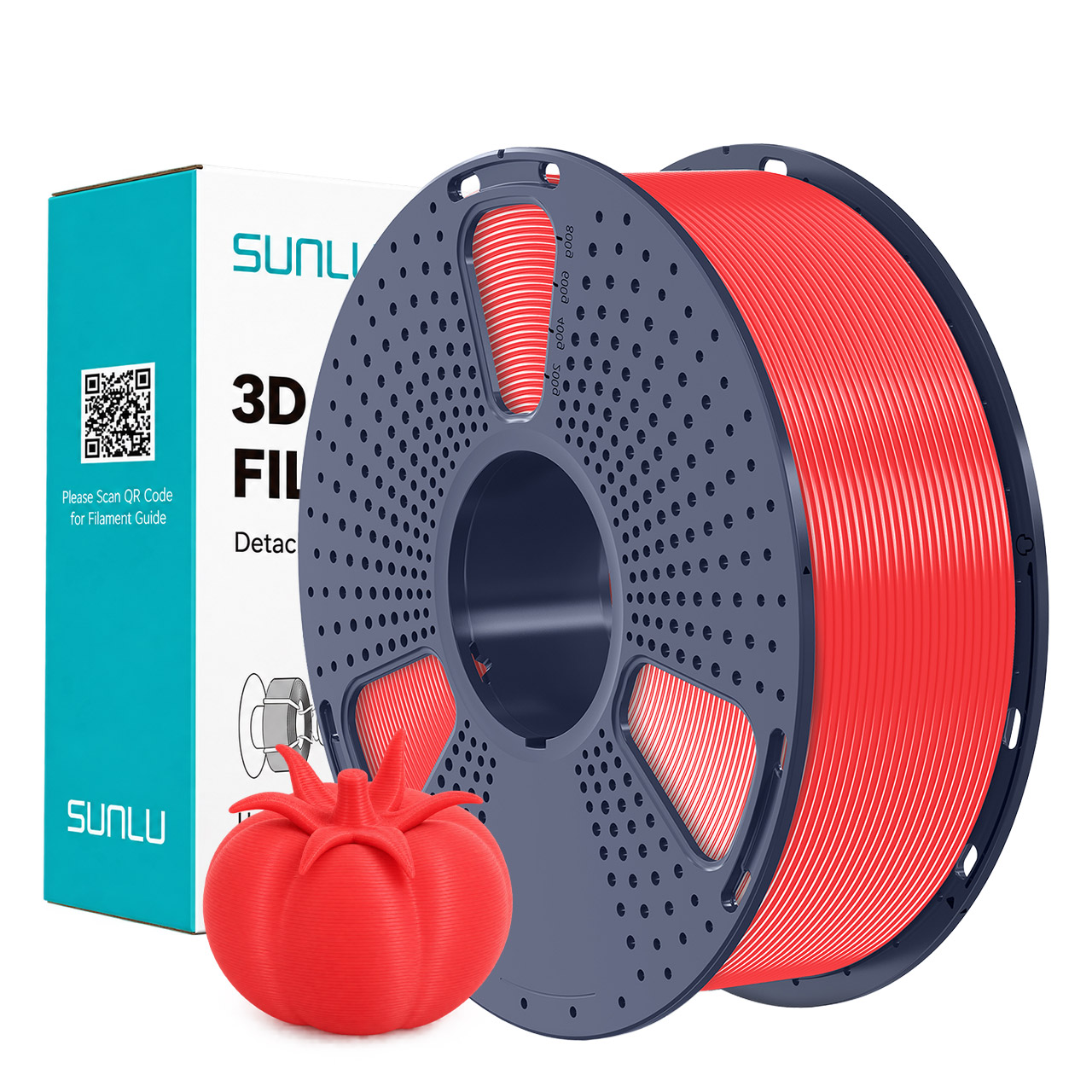 Sunlu PLA Filament Cherry Red (Macaron) 1.75mm 1kg