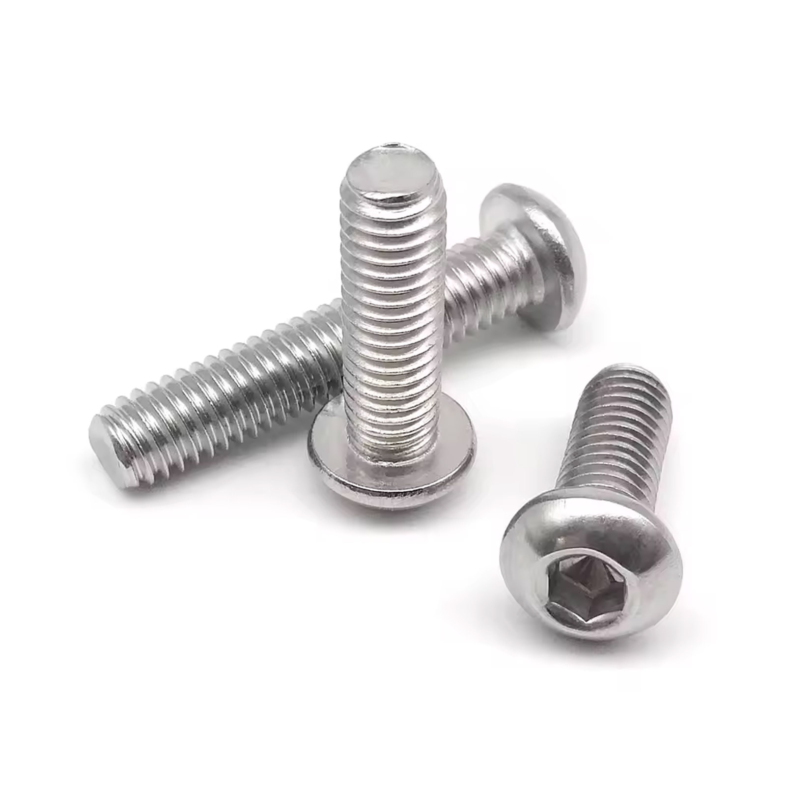 50x M5x30mm Linsenkopfschraube Innensechskant ISO7380 Edelstahl rostfrei