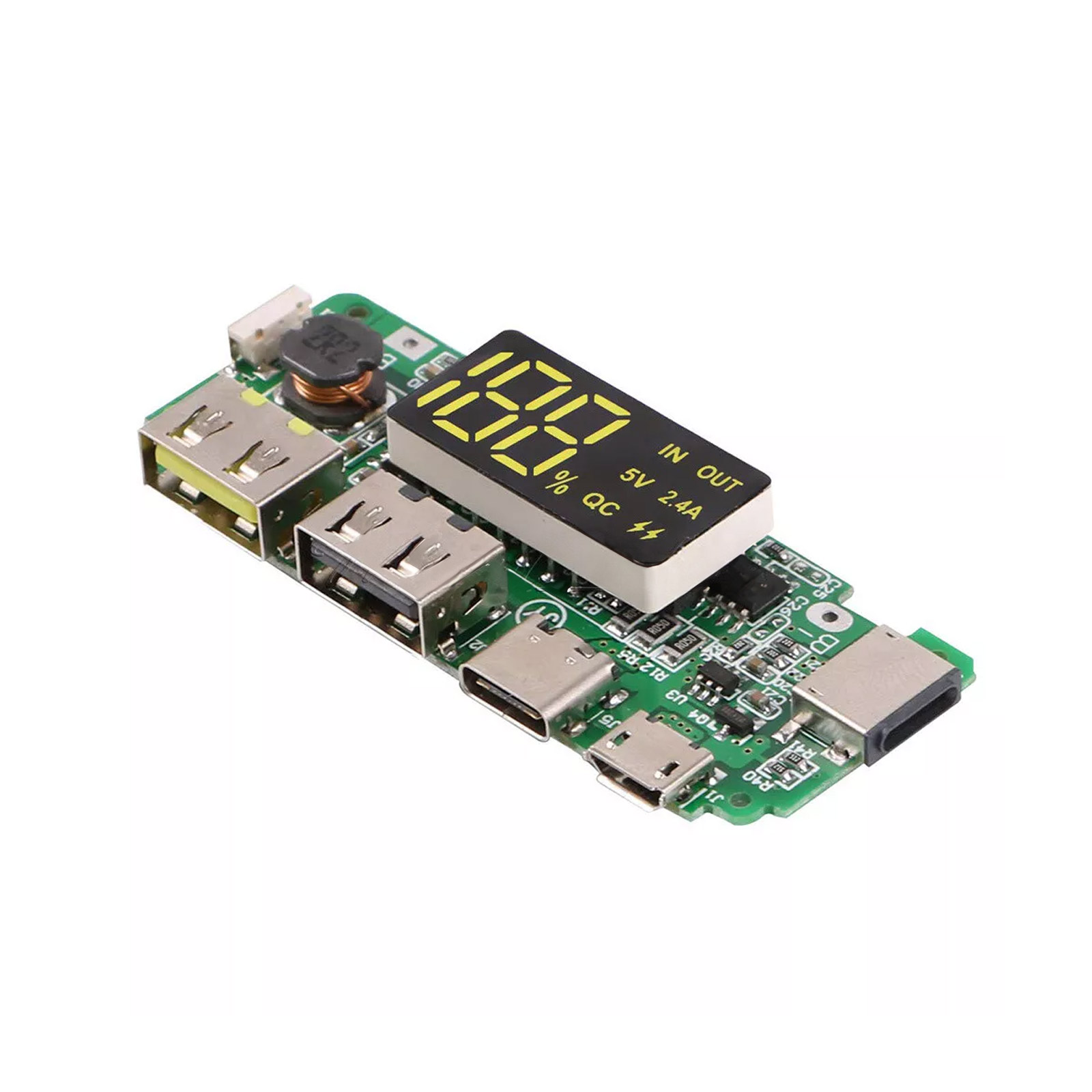 Dual USB Lithium 18650 Batterie Ladegerät Modul Step-Up Buck Converter 5V