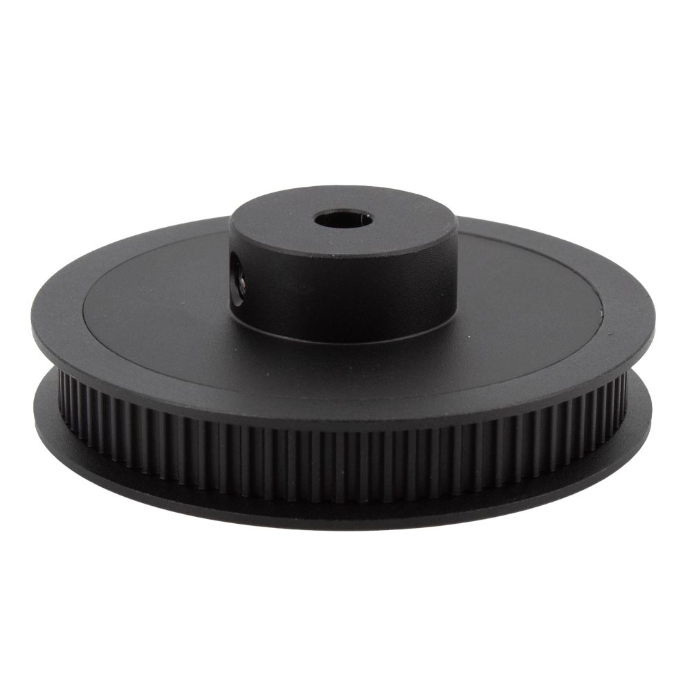 GT2 Riemenscheibe 80 Zähne 5mm Bohrung für 6mm (Schwarz)