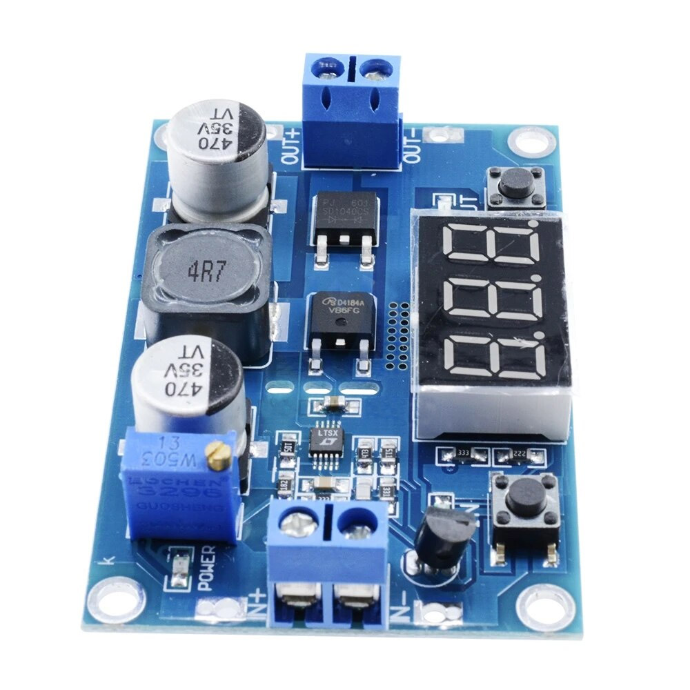 Step-Up Spannungswandler mit LED-Voltmeter 100W 3-35V to 3.5-35V DC