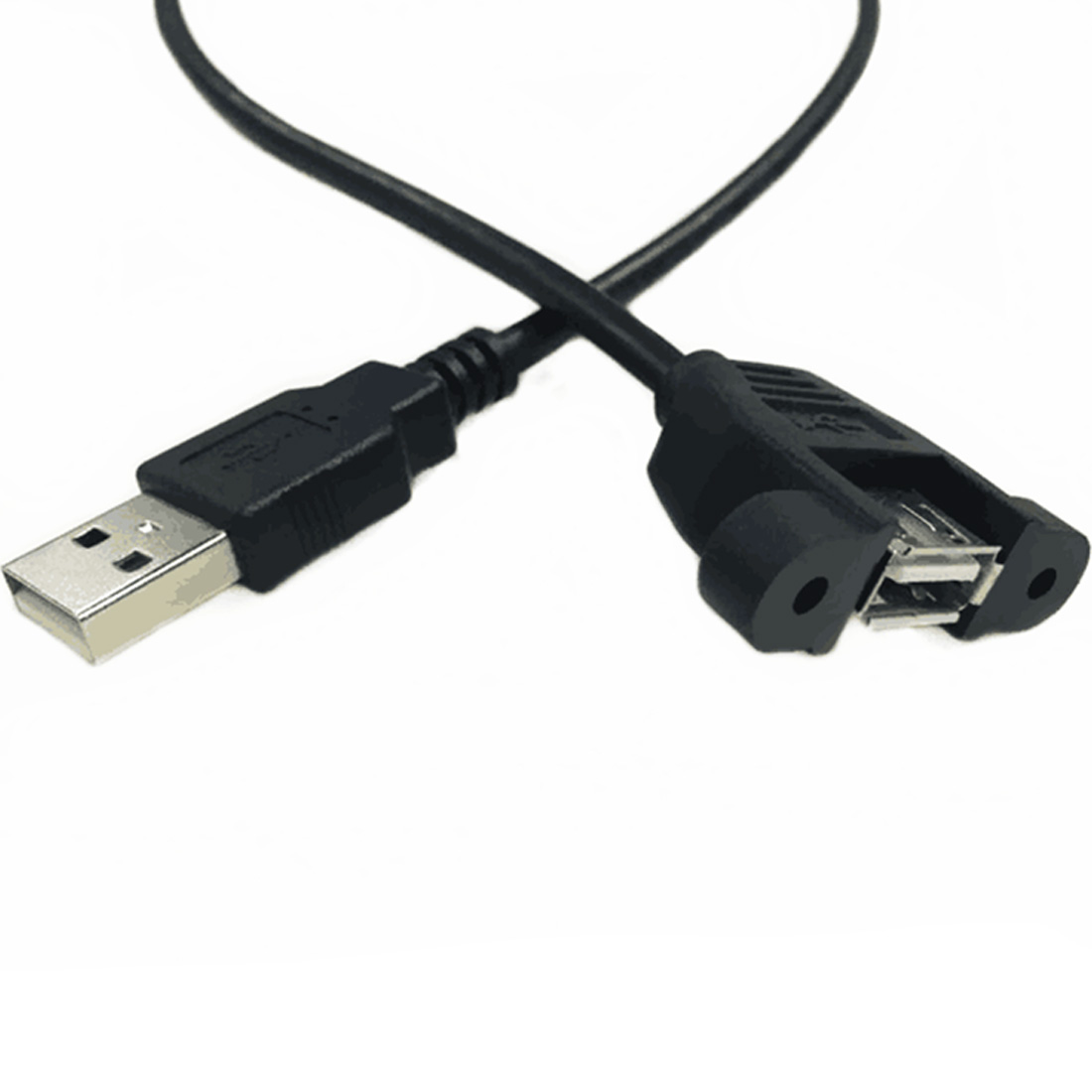 USB 2.0 A Stecker auf USB A Buchse Panel Mount 30 cm