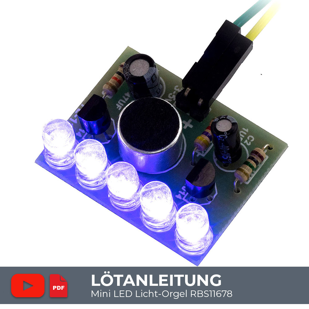 Lötanleitung Mini LED-Lichtorgel