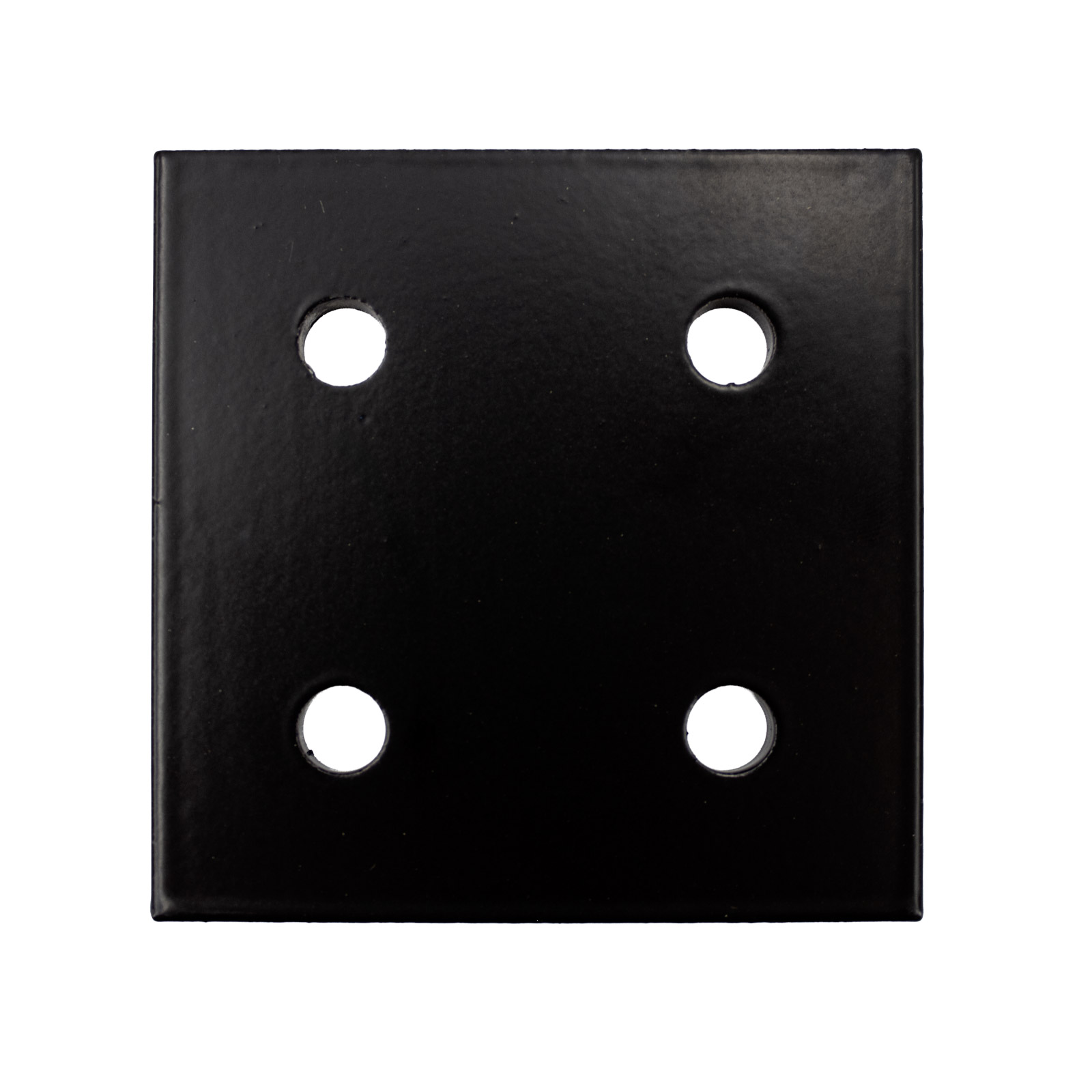 Montageplatte 6060-4 für Aluminiumprofile Schwarz