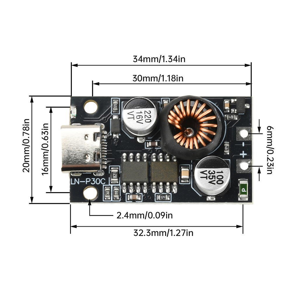 Schnellademodul 30W USB-C PD3.0 QC3.0 – Bild 4