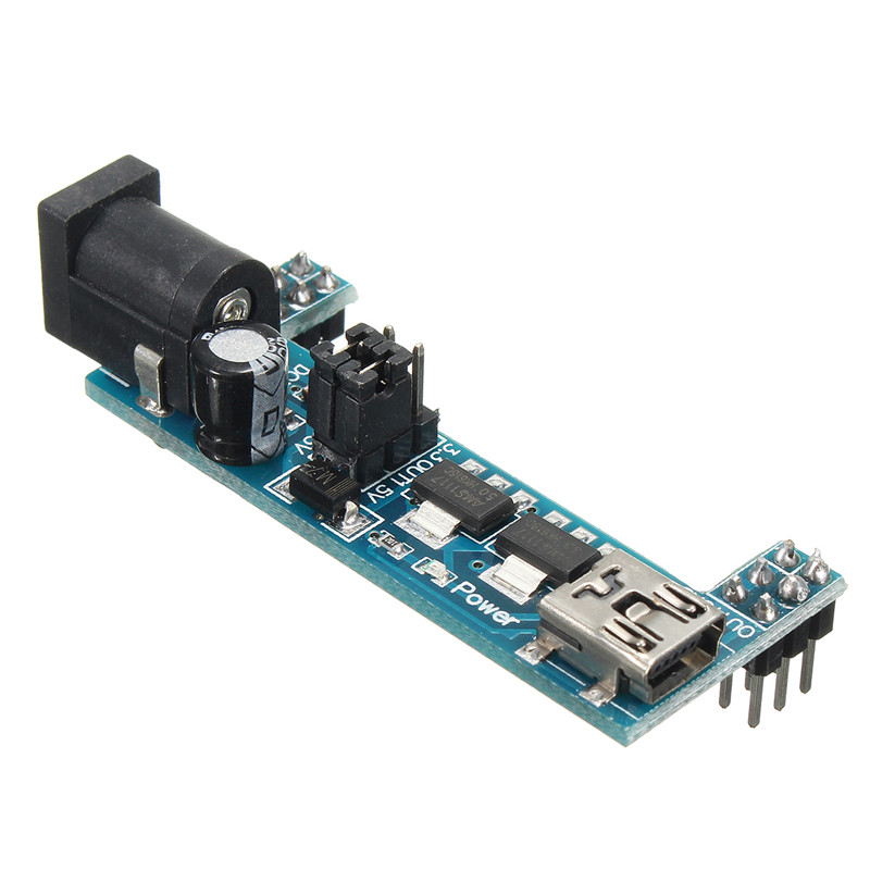 MB102 Stromversorgung für Steckboards - 3,3V und 5V (kompakt)