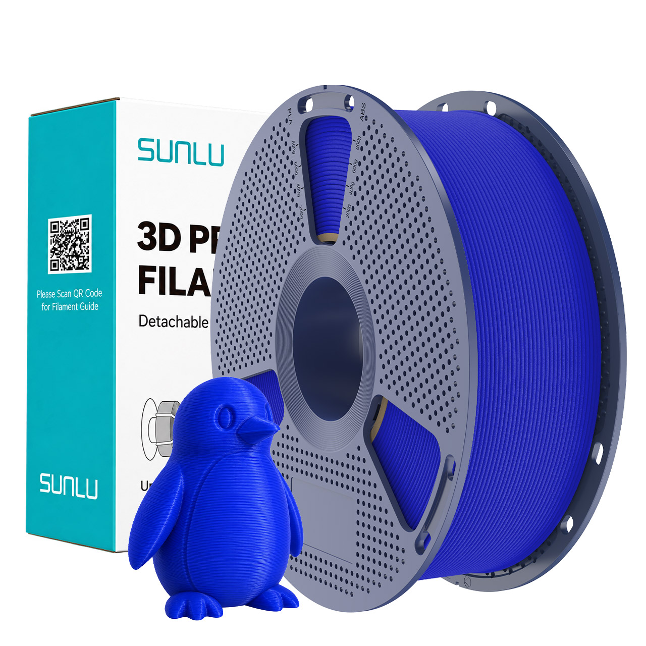 Sunlu PLA Matte Filament Klein Blue 1.75mm 1kg