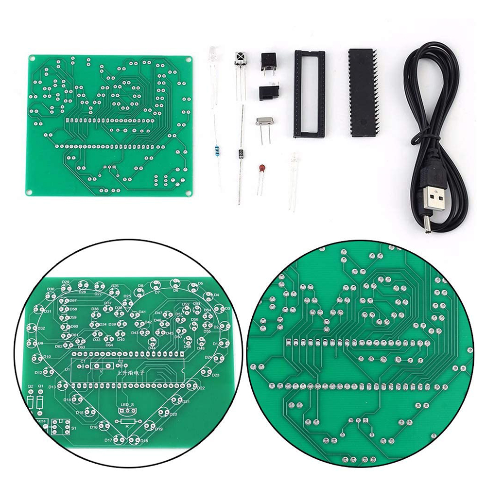 Bausatz Love LED-Herz zum Löten