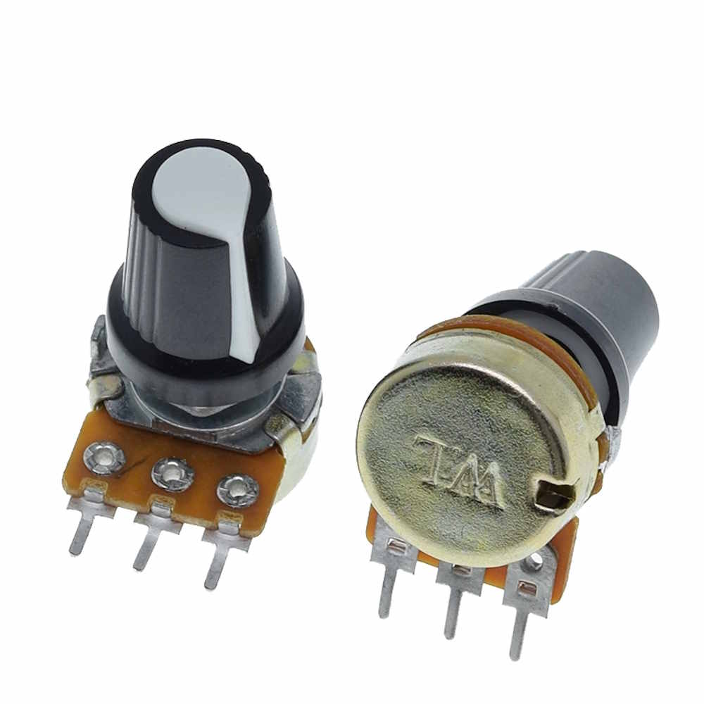 10x WH148 Drehpotentiometer 50K Linear 3-Pin