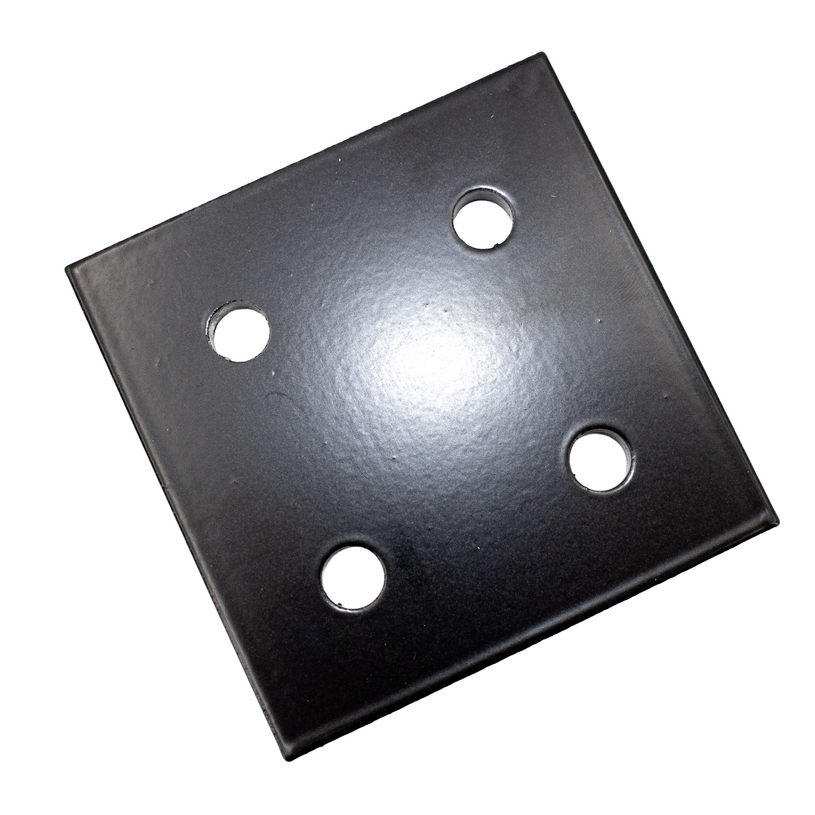 Montageplatte 6060-4 für Aluminiumprofile Schwarz