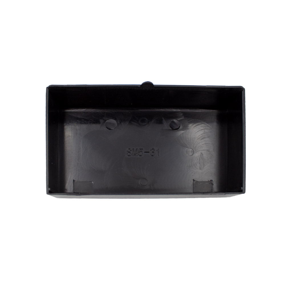 ABS Projekt Box 124 x 70 x 52 mm schwarz