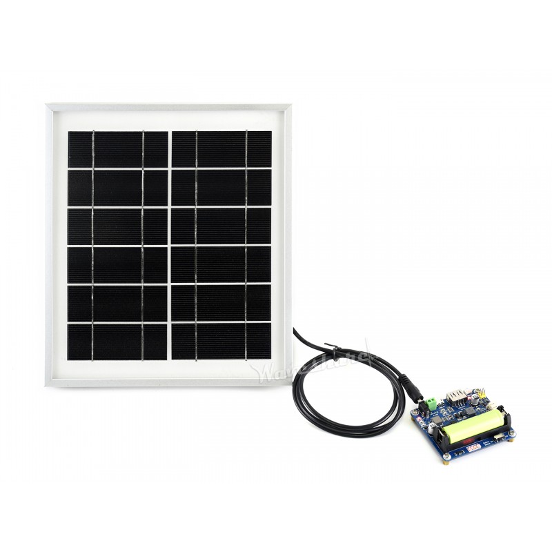 Waveshare Solar Panel 6V / 5W mit 3,5x1,35mm Hohlstecker