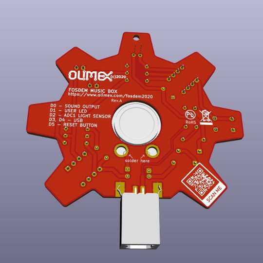 Olimex Programmierbarer Musikbox Bausatz Arduino kompatibel