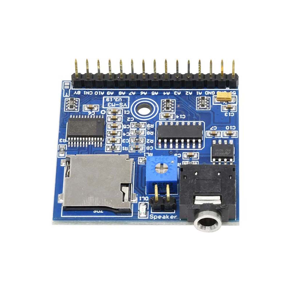 MP3 WAV Wiedergabe Modul mit 5W Class D Verstärker