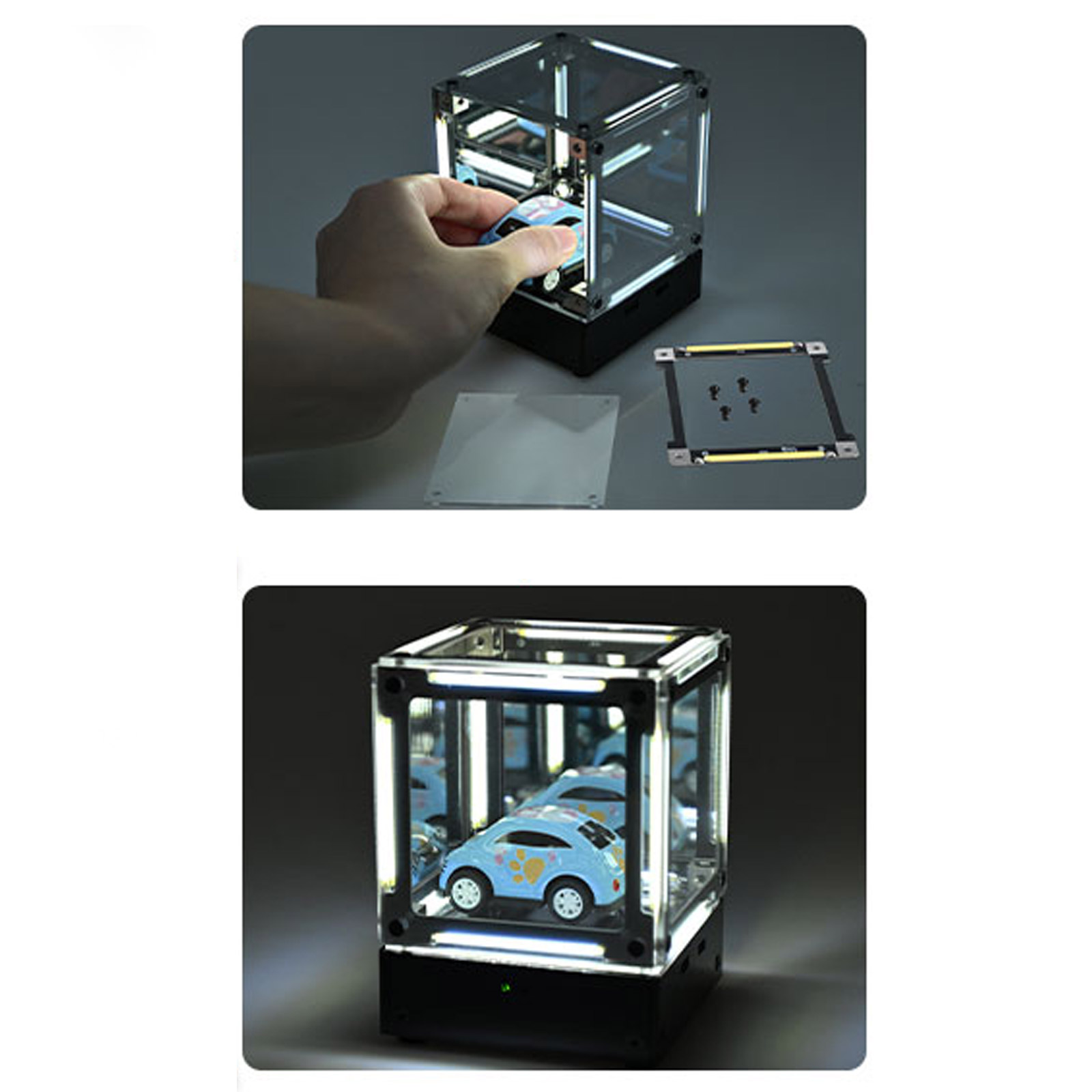 Bausatz DIY Infinity Cube mit LED-Licht zum Löten
