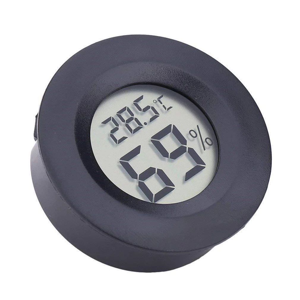 mini LCD Thermometer Hygrometer (schwarz)