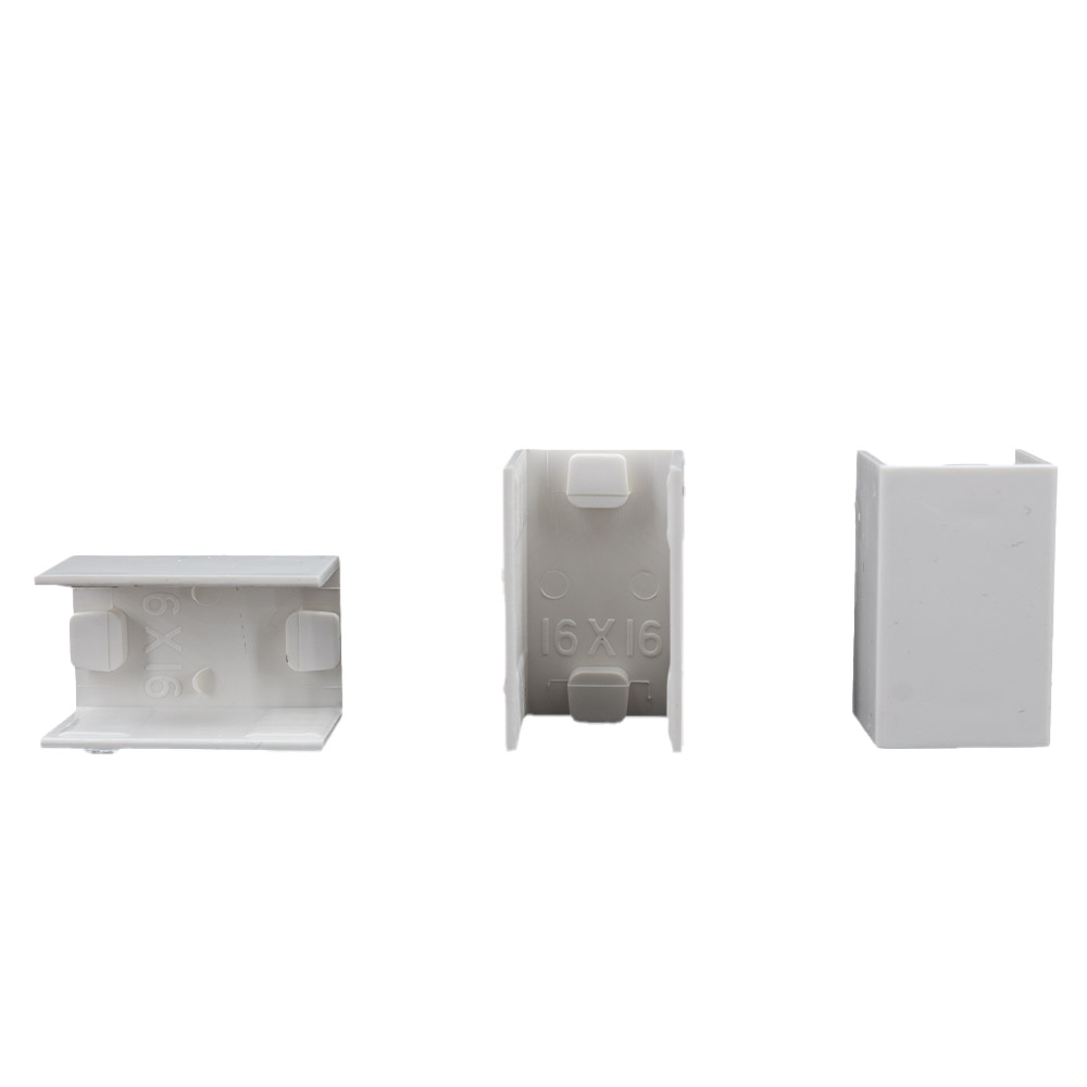 10x yourDroid Kabelkanal Verbinder 16x16 weiss
