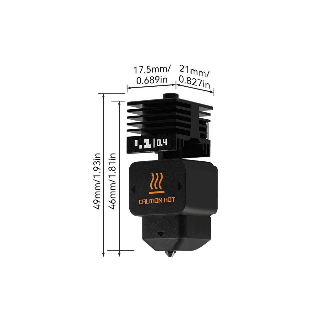 Hotend Standard Flow für H2D / H2S / H2C 0.4mm Düse