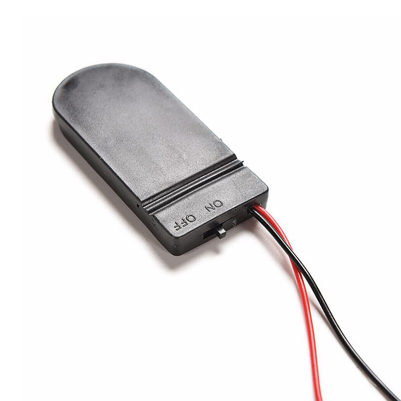 3x Batteriehalter 2x CR2032 Knopfzelle - 6V mit An/Aus-Schalter