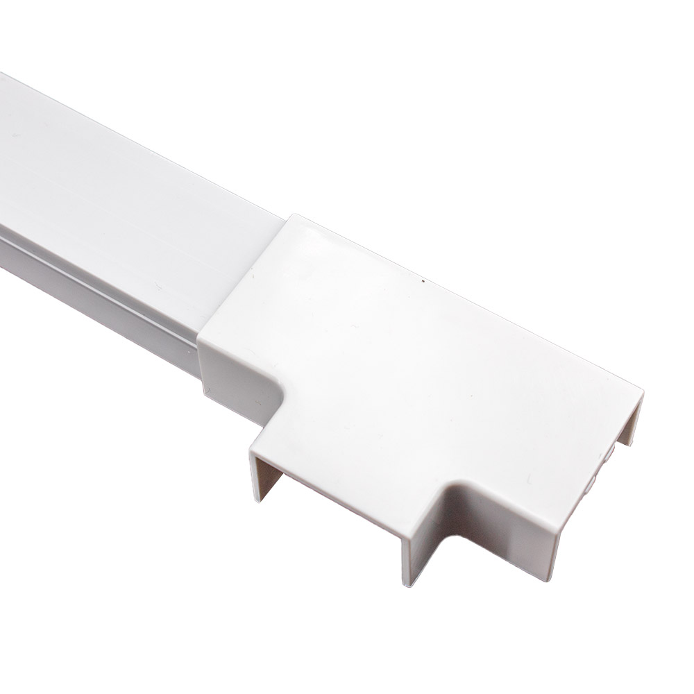 10x Kabelkanal T-Stück 25x16 weiss
