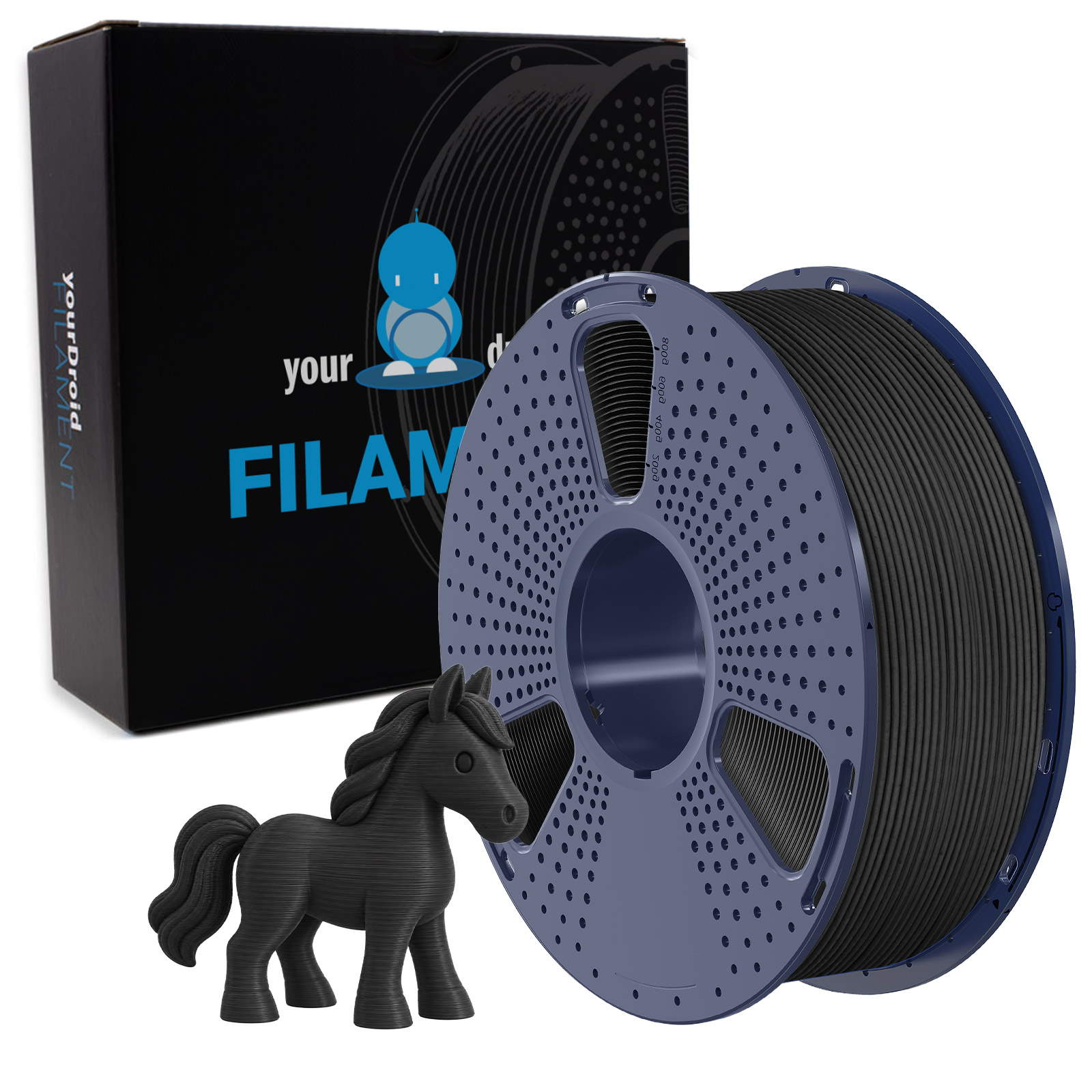 yourDroid PLA Filament Carbon 1.75mm 1kg
