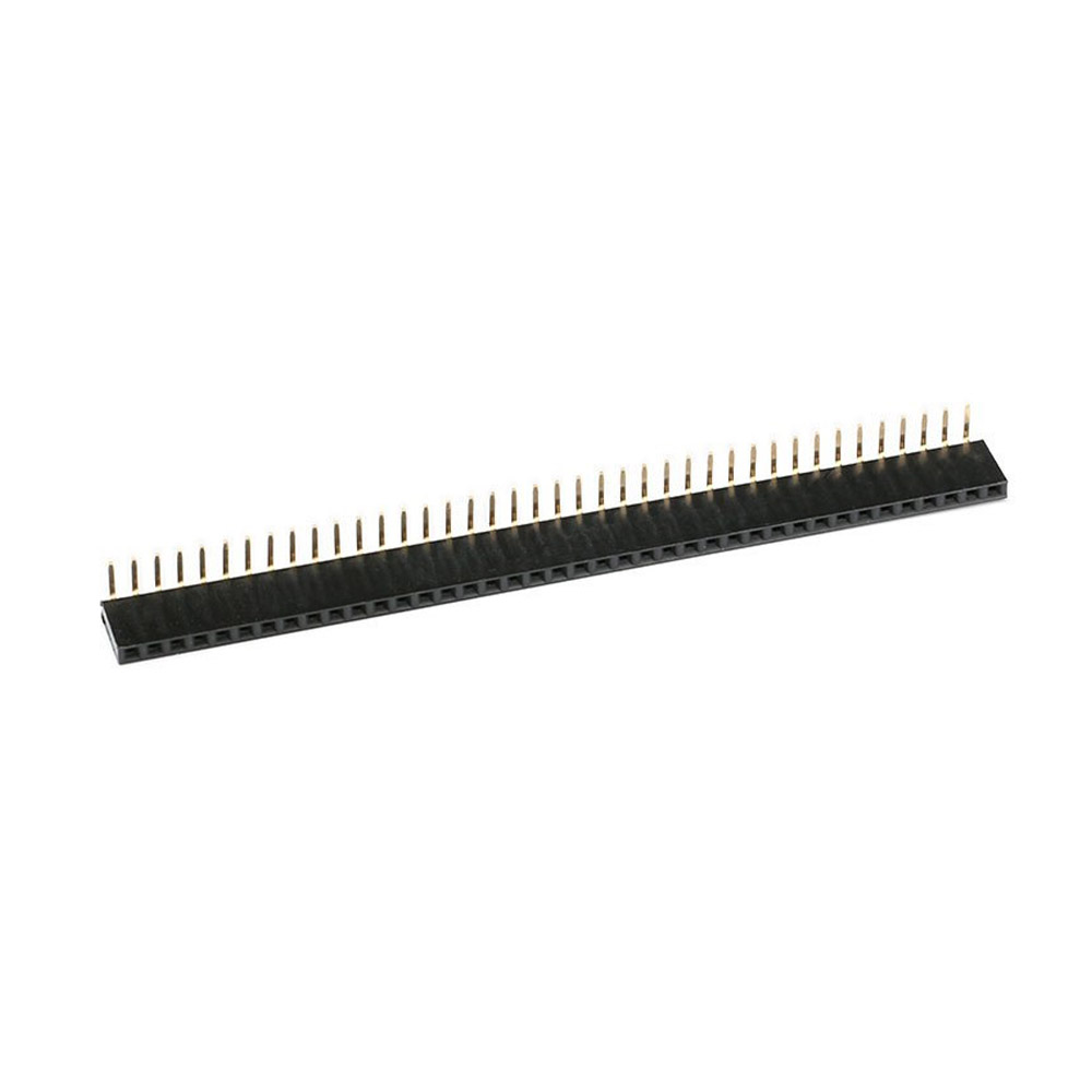 10x 40 Pin 2.54 mm Buchsenleiste gewinkelt einreihig
