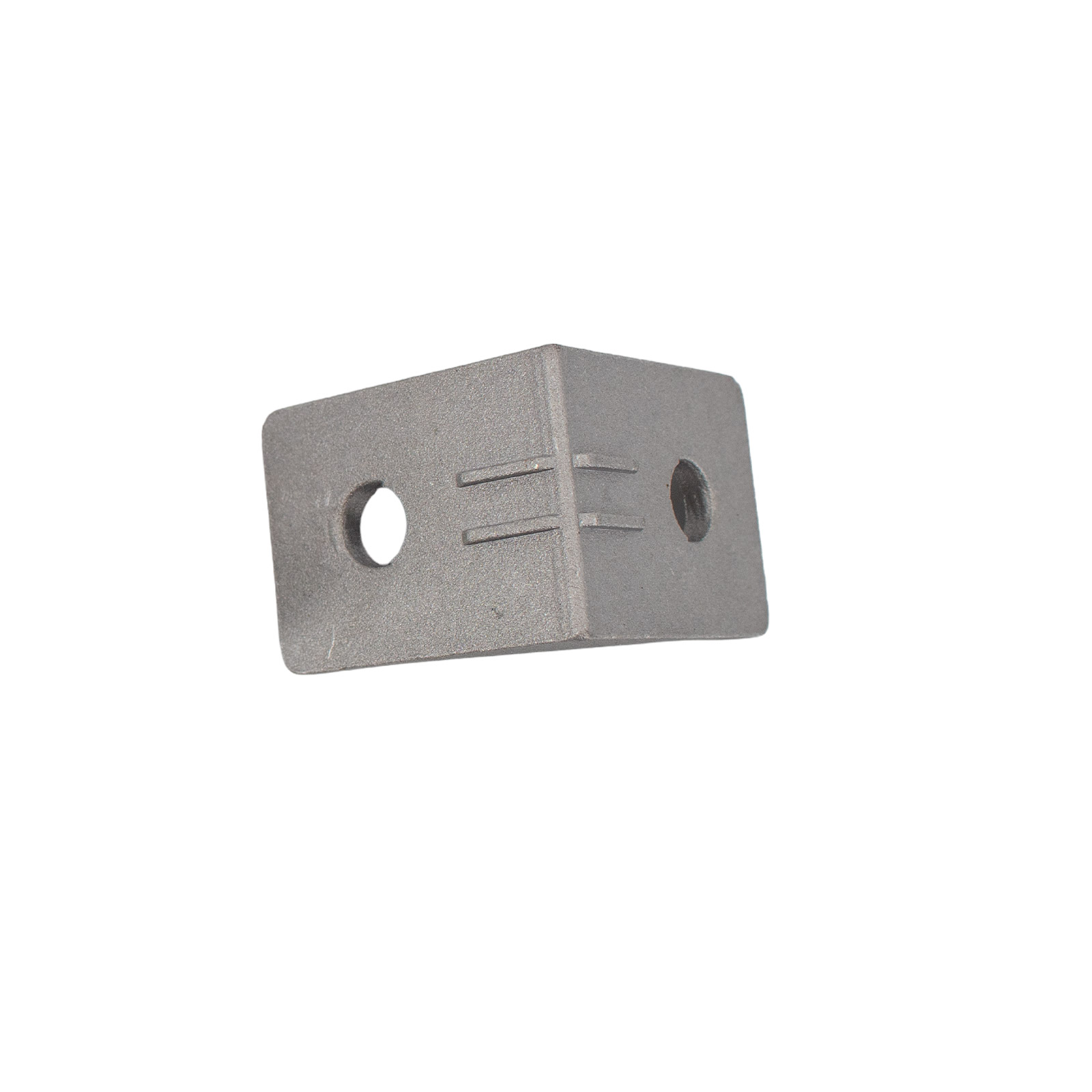 Winkel 3038 Silber für Aluminiumprofile mit Nutführung