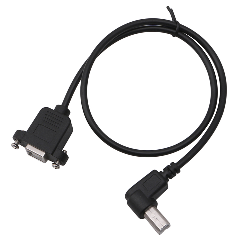 USB 2.0 B Stecker auf USB 2.0 B Buchse Panel Mount 50cm