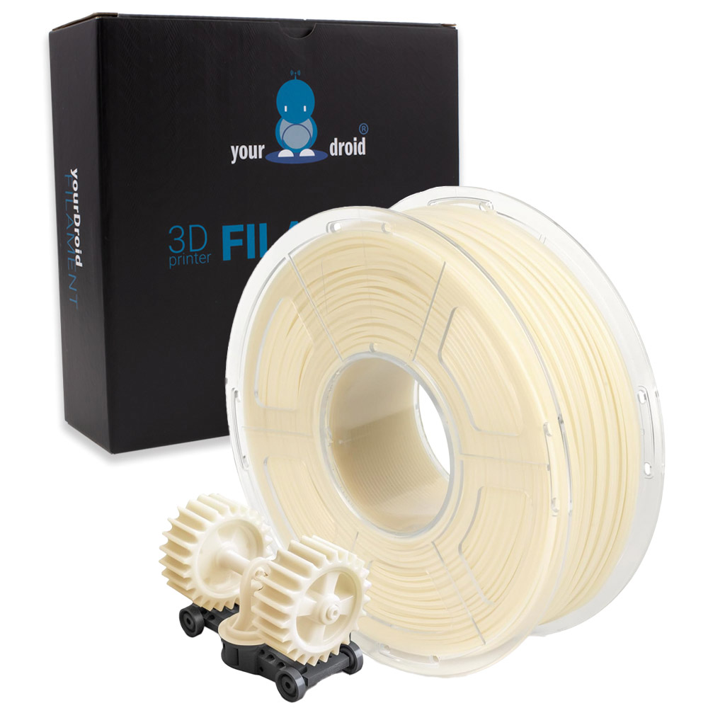 yourDroid easy PA6 Nylon Filament Natur 1.75mm 0,9kg
