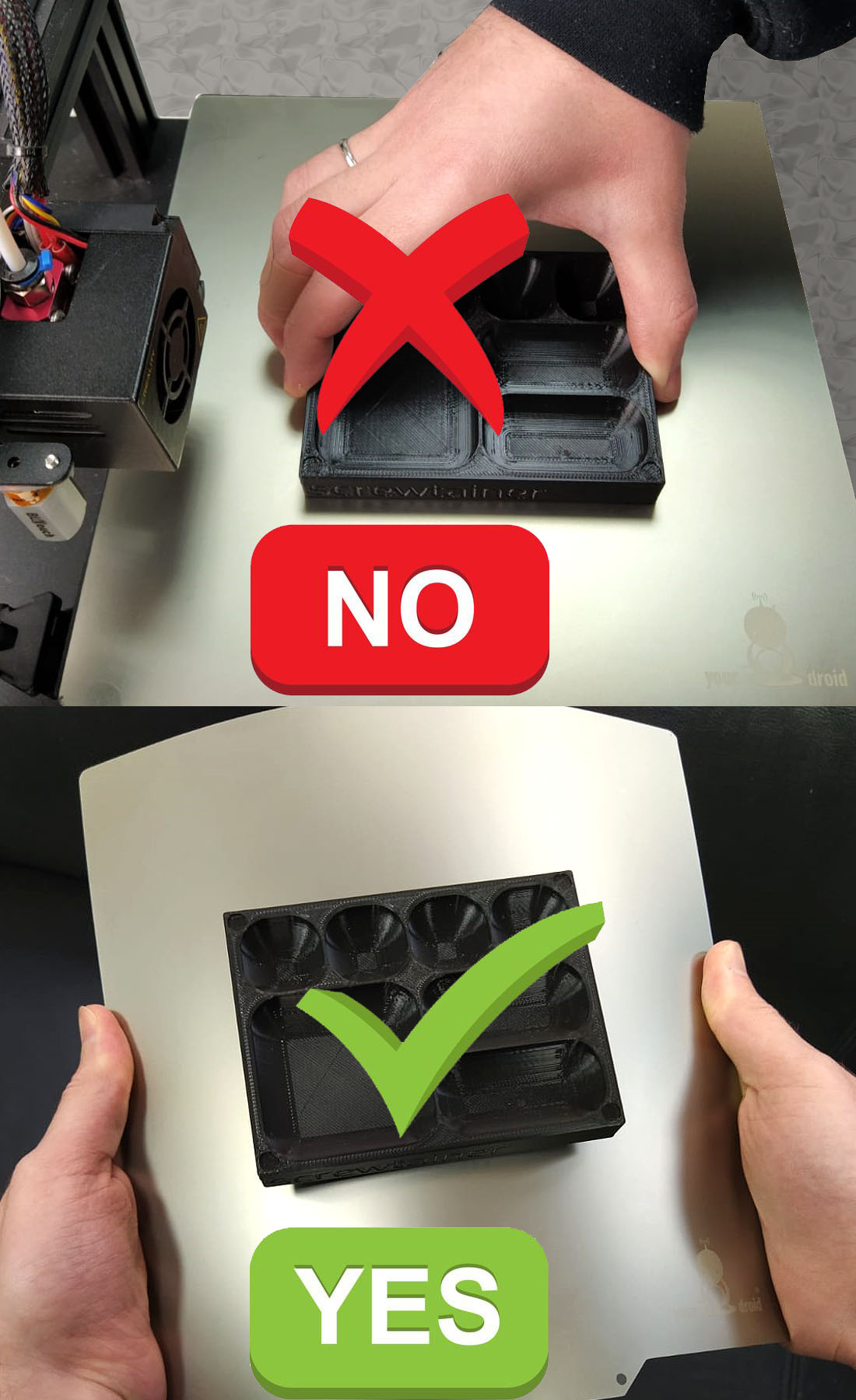 yourDroid PEI FlexPlate 235x235mm