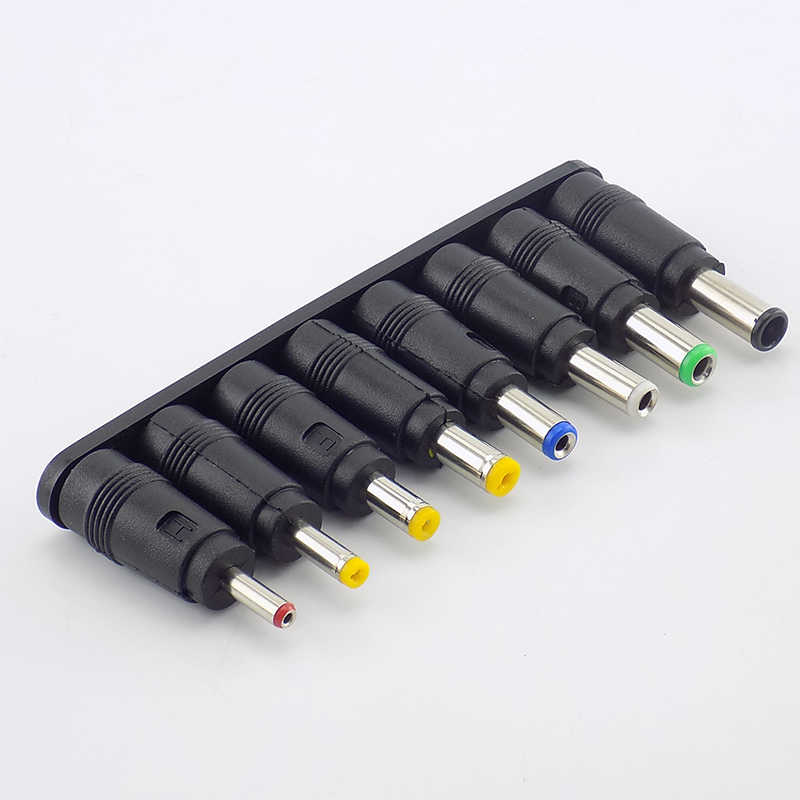 8x DC Adapter Set 5.5x2.1mm Male zu Female – Netzteilstecker Konverter Kit