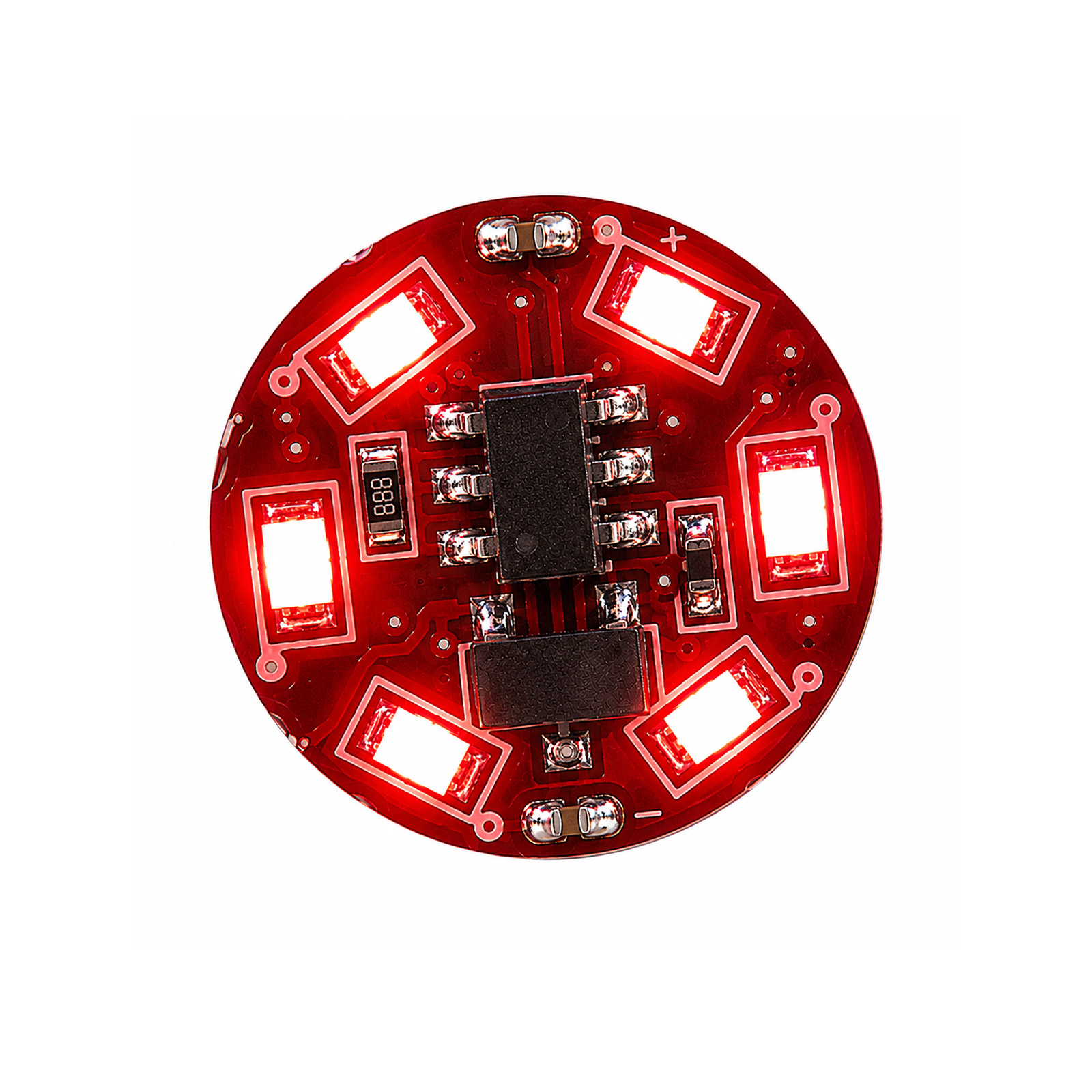 Magnetisches Mini LED-Modul Rot, 8 Modi kabellos CR927