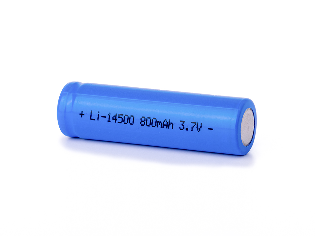 14500A2 Lithium-Ionen-Akku 1000mAh 3,6V–3,7V Flat Top (ohne Schutzschaltung)