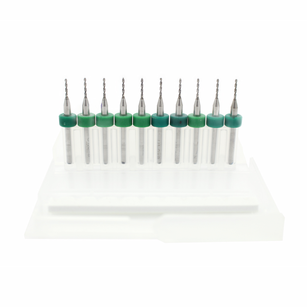 10x Mini Bohrer Drill 1.0 mm für PCB SMT CNC Dremel Proxxon Gravur Fräse 3D-Druck