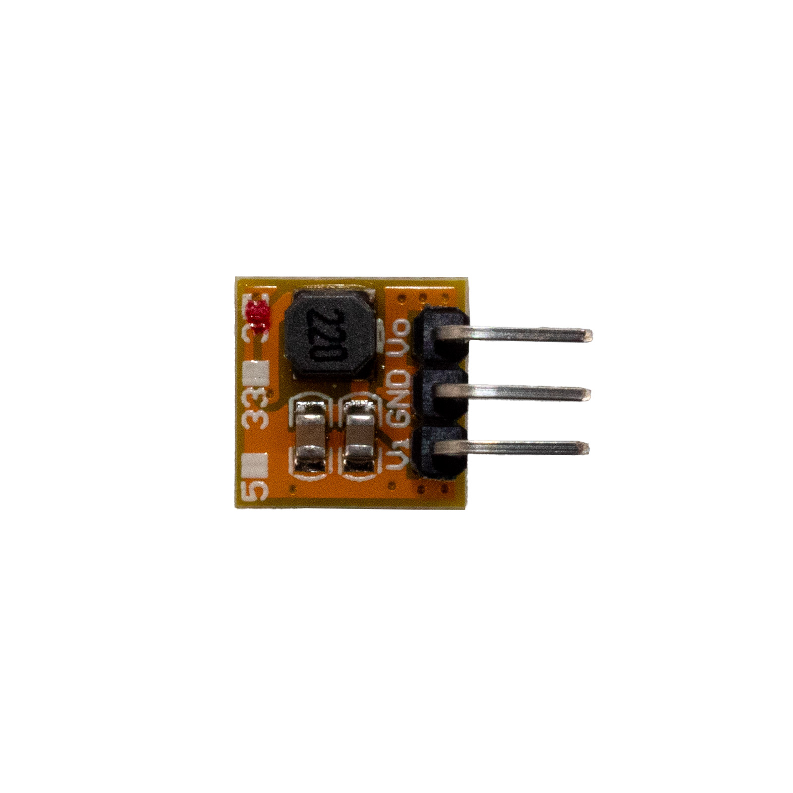 Spannungswandler DC-DC Step-Up Modul 0,8V-3,3V auf 3,3V mit Pins