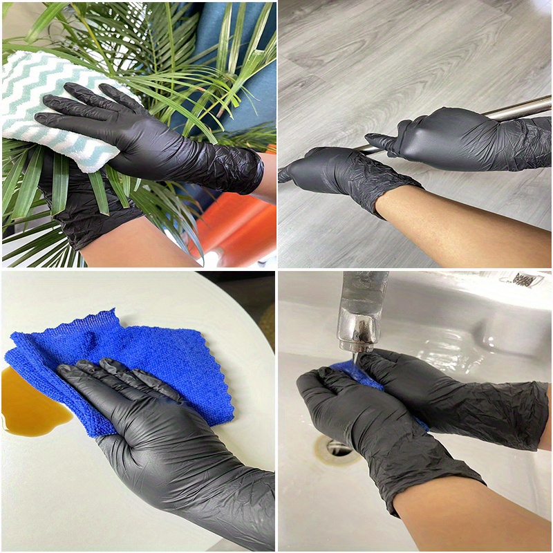 100 Stück Schwarze Nitrilhandschuhe Größe XL Einweg Handschuhe