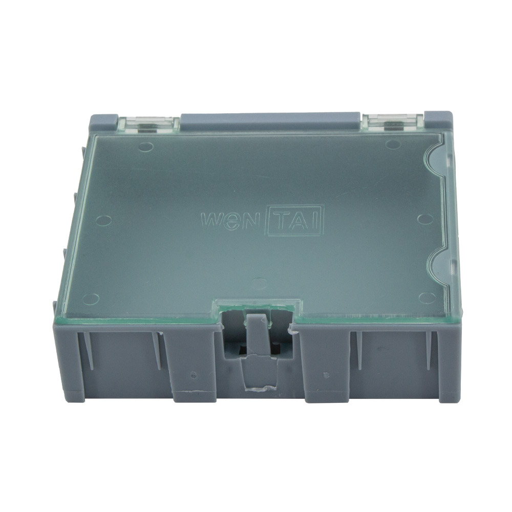 1x Leer Container Box 3 für SMD Bauelemente - blau