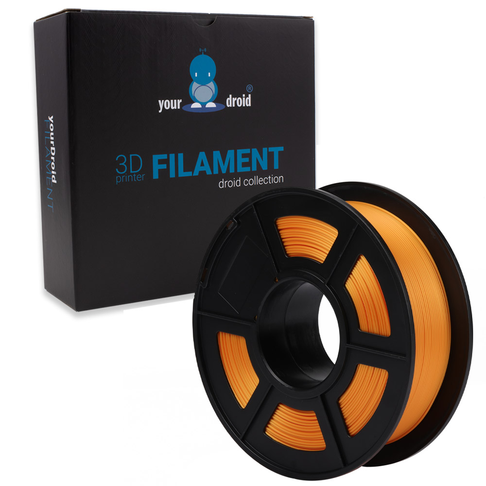 yourDroid BioSilk PLA PLUS Filament Messing 1.75mm 1kg