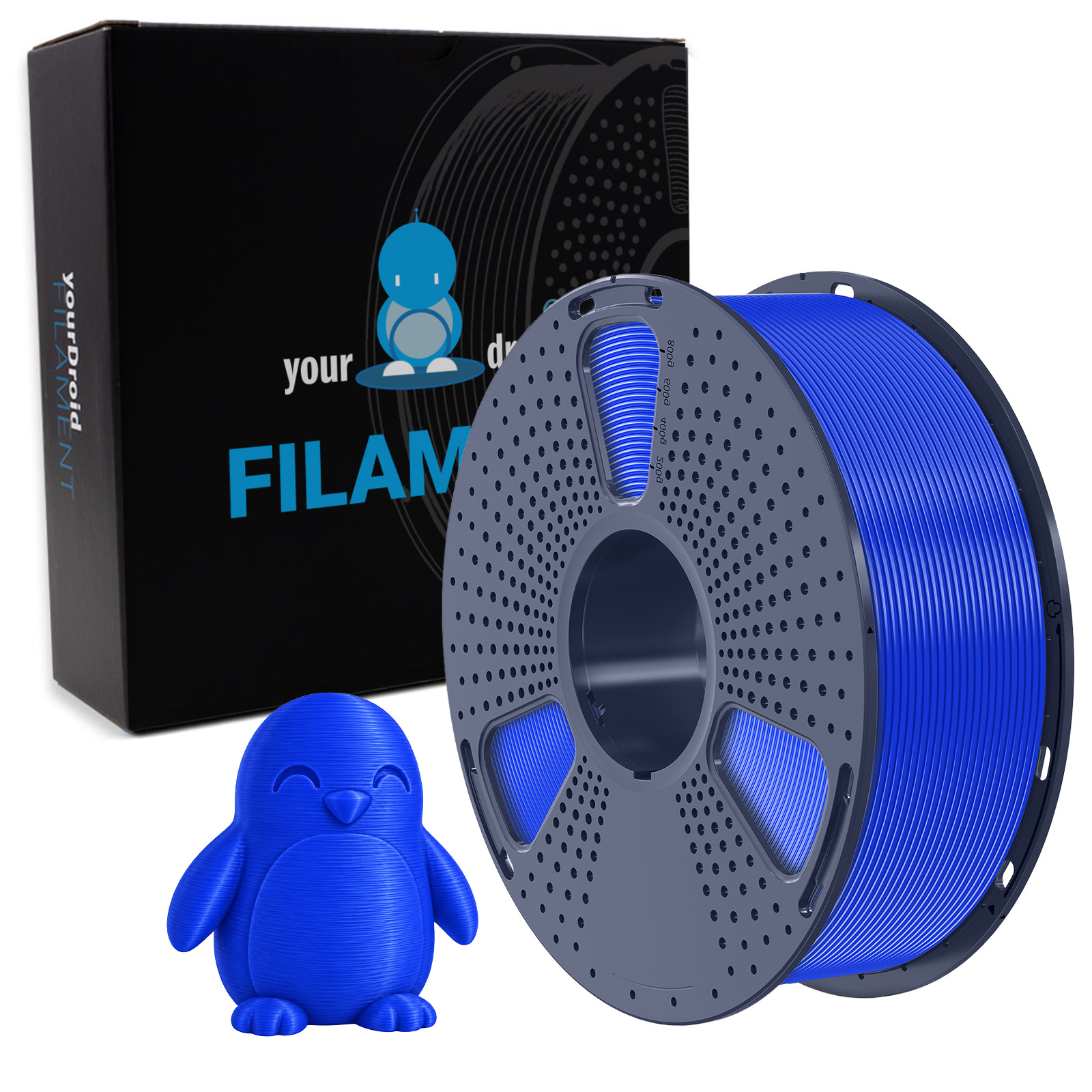 yourDroid PLA Filament Blau 1.75mm 1kg