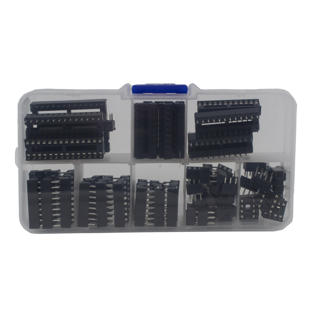 DIP IC Sockel Sortiment 66 Stück DIP6/8/14/16/18/20/24/28