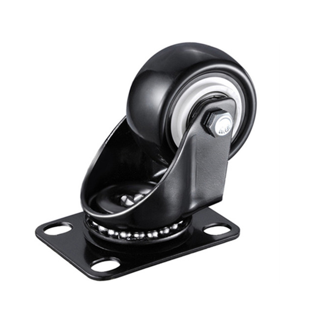 Lenkrolle 2" 360° Schwarz